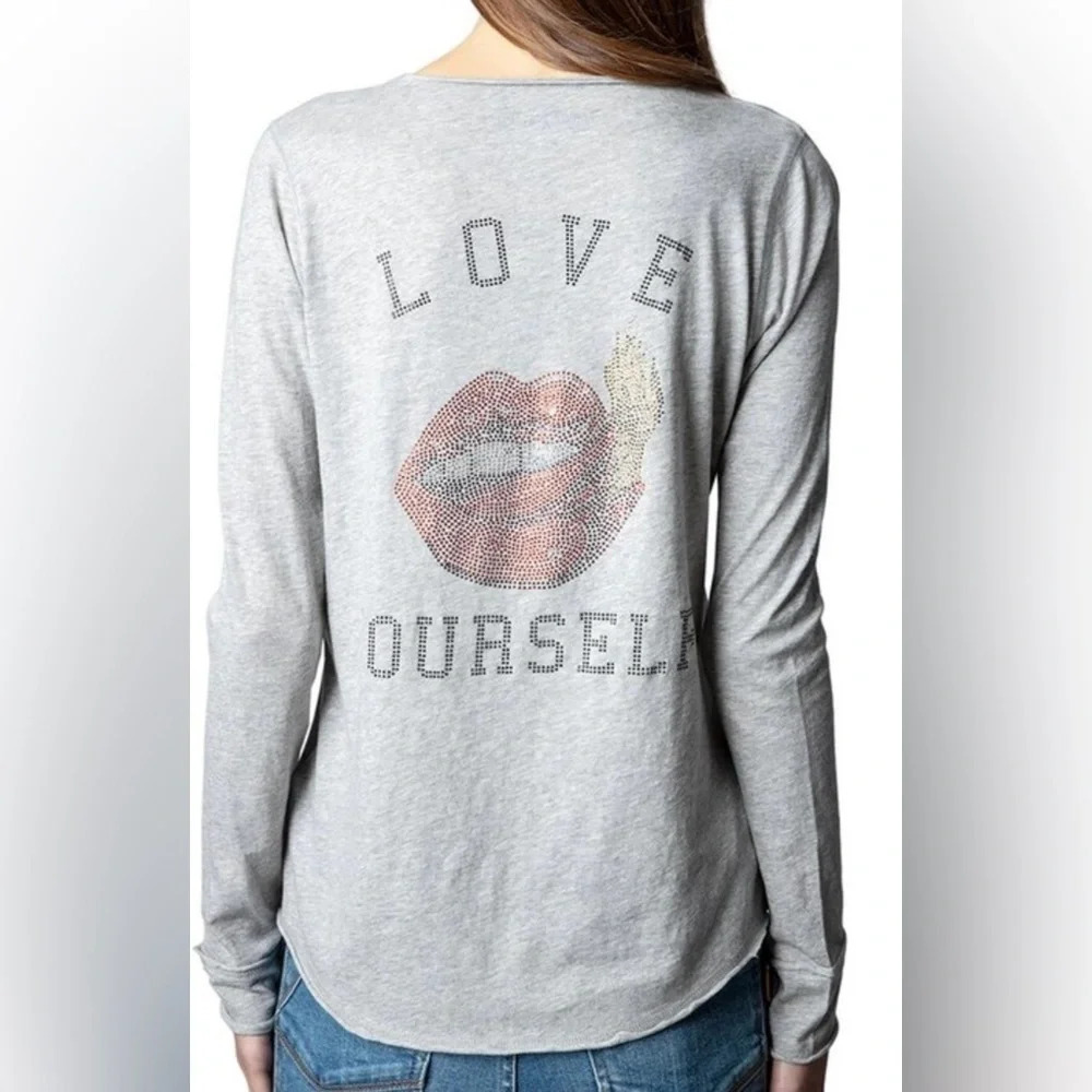 Zadig & Voltaire Tunisien MI Love Yourself T-Shirt